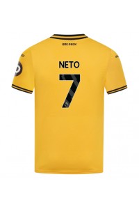 Fotbalové Dres Wolves Pedro Neto #7 Domácí Oblečení 2024-25 Krátký Rukáv